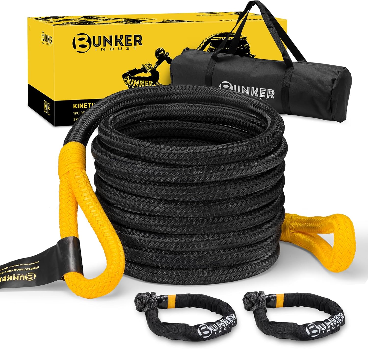 Kinetic Recovery Rope 1.25″ × 30 ft (55,000 lb)