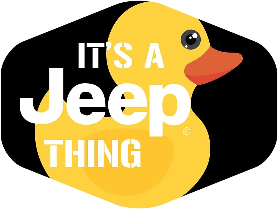 It's a Jeep Thing Duck Decal