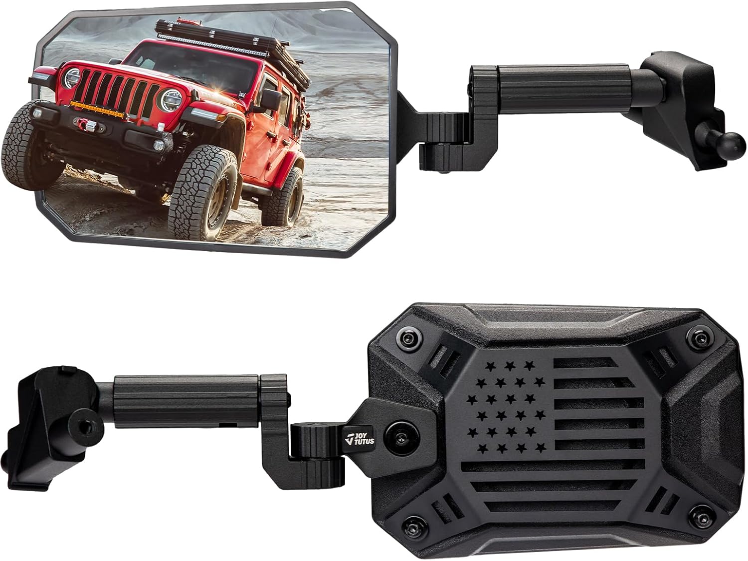 Doors-Off Side Mirrors — Ball-Adapter Set