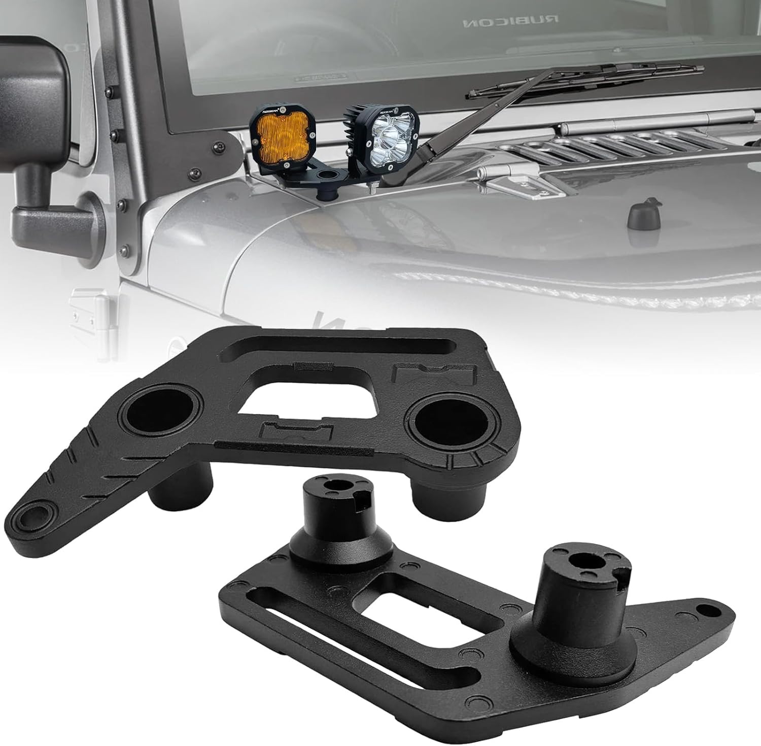 A-Pillar Dual Ditch-Light Brackets (Pair)