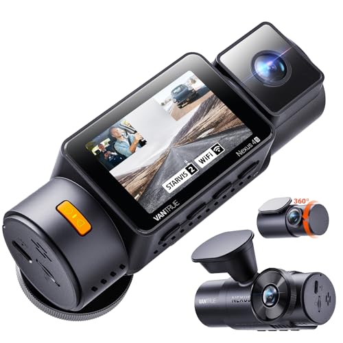 Vantrue N4S 3-Channel Dash Cam with GPS & Wi-Fi