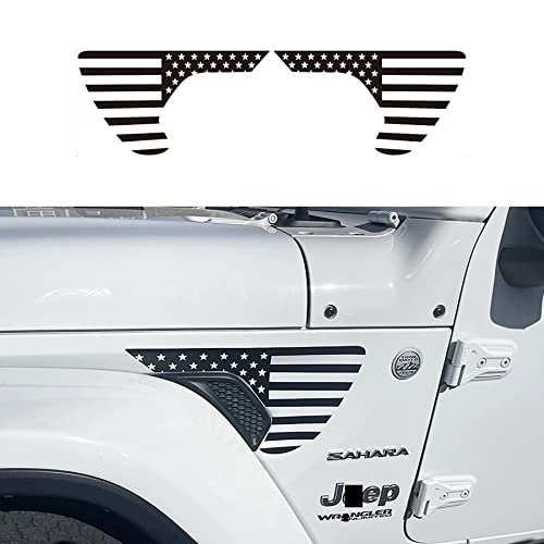 USA Flag Fender Vent Decals for JL/JT (Precut)